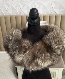 Fox Furs Wrap Shawl Scarf Collar for Saga