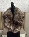 Fox Furs Wrap Shawl Scarf Collar for Saga