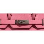 Hermes Birkin 30 Pink Epsom Leather Handbag