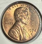 1974 No Mint Mark 3 Pennies Set