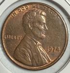 1974 No Mint Mark 3 Pennies Set
