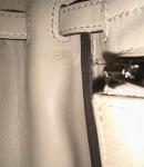 Authentic Hermes Gris Meyer Birkin 25 Tote