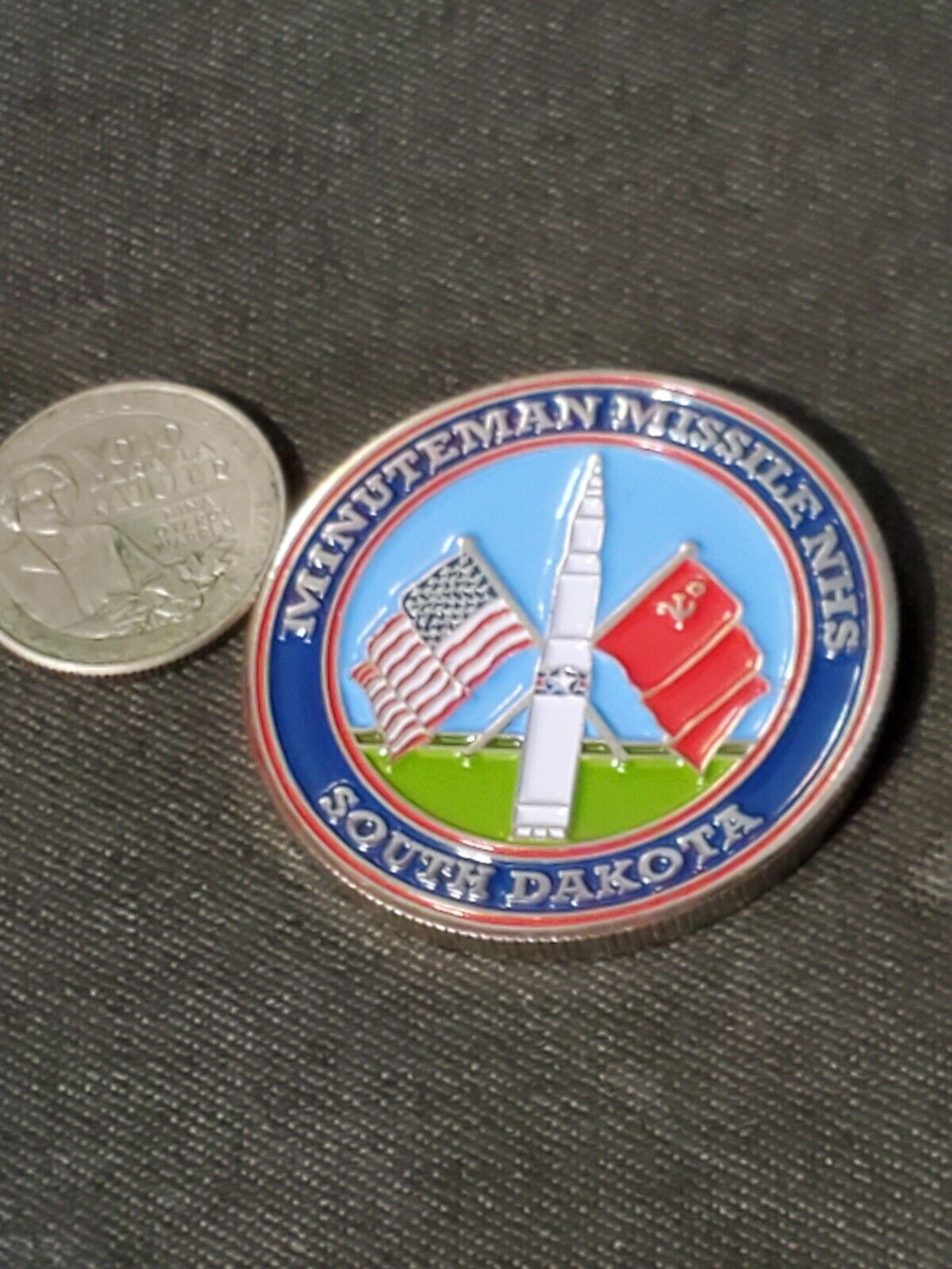 Minuteman Missile South Dakota Challenge Coin