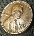 1955 D Lincoln Wheat Cent Penny with Doubled Date