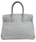 Hermes Birkin 30 Bleu Pale Leather Gold Hardware