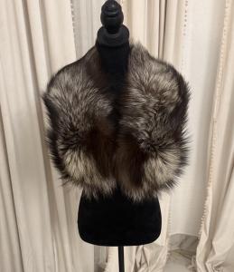 Saga Furs Silver Fox Scarf Collar