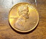 1974 Lincoln Cent with Large Die Crack