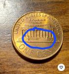 1974 Lincoln Cent with Large Die Crack