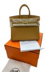 Hermes Birkin 25 Natural Sable Handbag with Gold