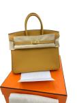 Hermes Birkin 25 Natural Sable Handbag with Gold