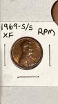 1969 Penny RPM S/S Double Die Error 004