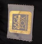 Silver Fox Fur Capelette Shawl Wrap