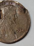 1974 Lincoln Penny Without Mint Mark