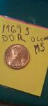 1969-S Lincoln Cent Double Die Collectible Coin