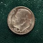 1974 Roosevelt Dime BU No Mint Mark Errors