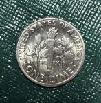 1974 Roosevelt Dime BU No Mint Mark Errors