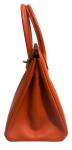 Orange Hermes Birkin 30 Epsom Leather Handbag