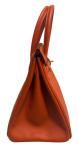 Orange Hermes Birkin 30 Epsom Leather Handbag