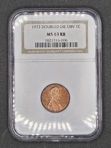 1972 Lincoln Memorial Cent Doubled Die Obverse