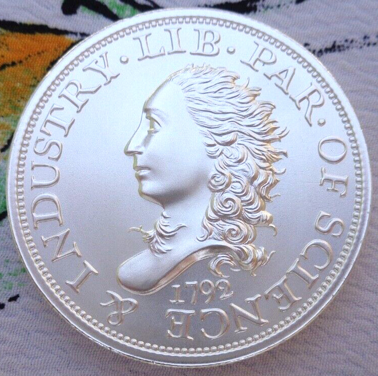 Saga Collectible: 2 oz. 1792 HALF DISME Coin