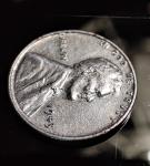 1943 Steel Zinc Plated Wheat Penny - No Mint Mark