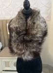 Silver Fox Fur Wrap Shawl for Saga Collectibles