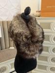Silver Fox Fur Wrap Shawl for Saga Collectibles