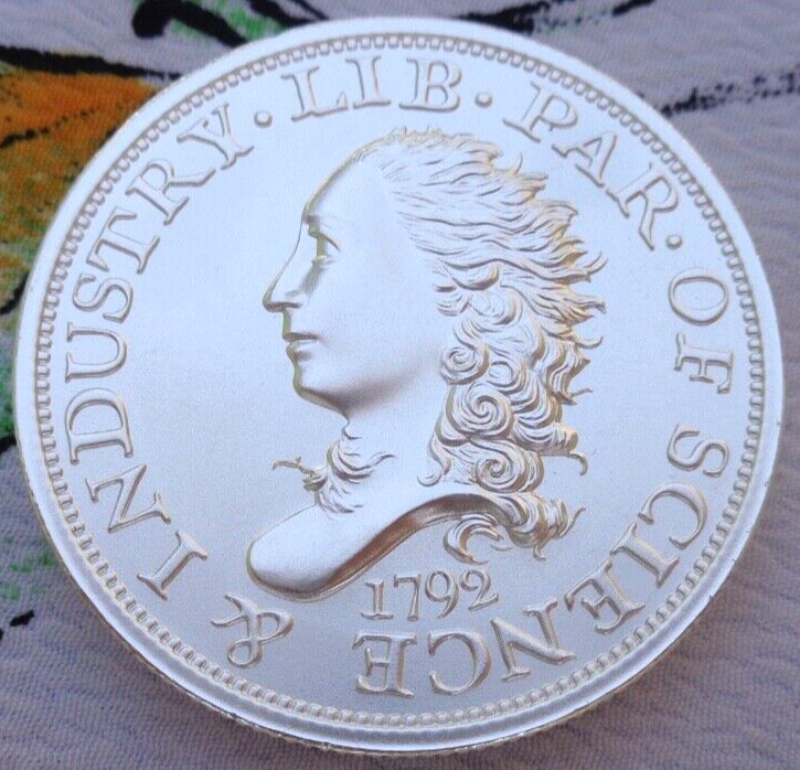 Saga Collectible: 2 oz. 1792 HALF DISME Coin