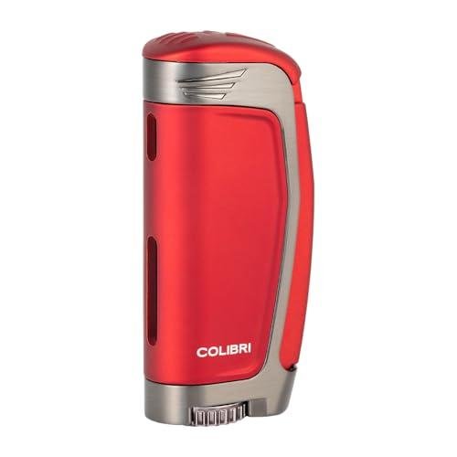 Colibri E3 Triple Jet Torch Lighter - Red