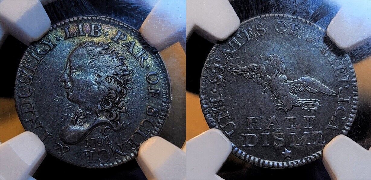 1792 Half Disme H10c Remarkable Saga Collectible