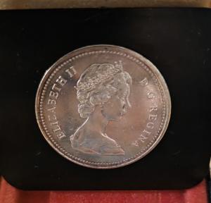1973 Canada RCMP Mountie Silver Dollar Coin