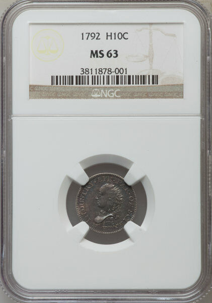 1792 H10c Half Disme - Official U.S. Coin