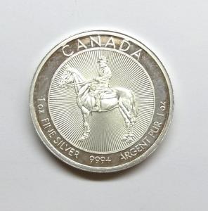 Canada RCMP Horseback 1 Oz Silver Round