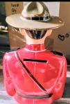 Ceramic RCMP Officer Money Bank Collectible