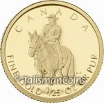 2010 Canada RCMP Mountie 50 Cents Gold Coin