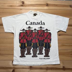 90s RCMP Royal Canadian Mounted Police Graphic Shirt