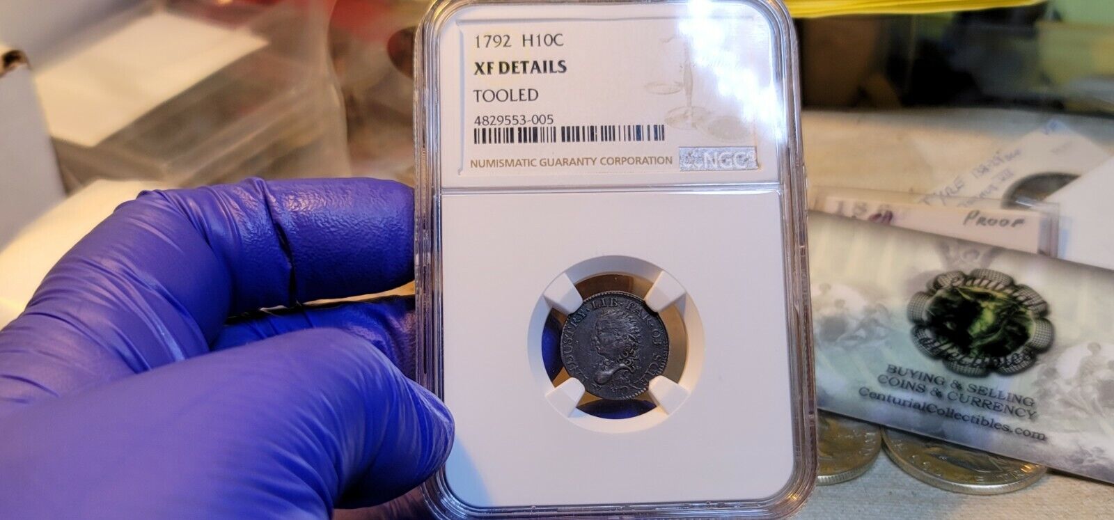 1792 Half Disme H10c Remarkable Saga Collectible