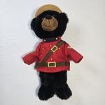 Royal Canadian Mounted Police Black Teddy Bear