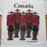 90s RCMP Royal Canadian Mounted Police Graphic Shirt
