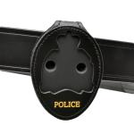RCMP Hat Badge Belt Clip Holder with Chain