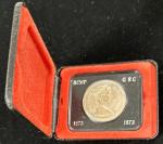 1973 Canada RCMP Silver Dollar in Display Box