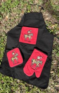 Royal Canadian Mounted Police Apron and Mitts Set