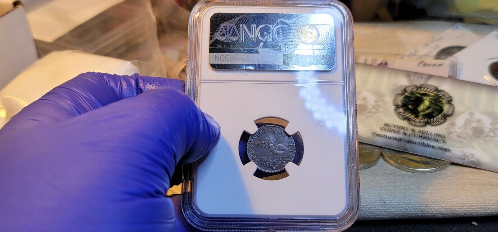 1792 Half Disme H10c Remarkable Saga Collectible