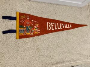 Belleville RCMP Vintage Felt Pennant - 1960s
