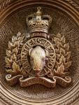 1979 Royal Canadian Mounted Police Wood Wall Plaque