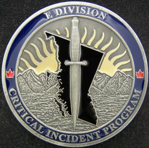RCMP E Division Incident Program Collectible Coin