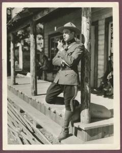Nelson Eddy 1936 RCMP Mounties Stamped Photo