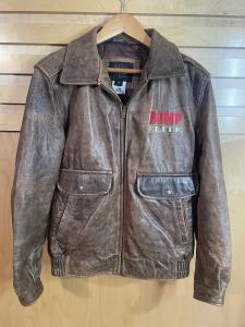 RCMP ELITE Bomber Leather Jacket - Size Small