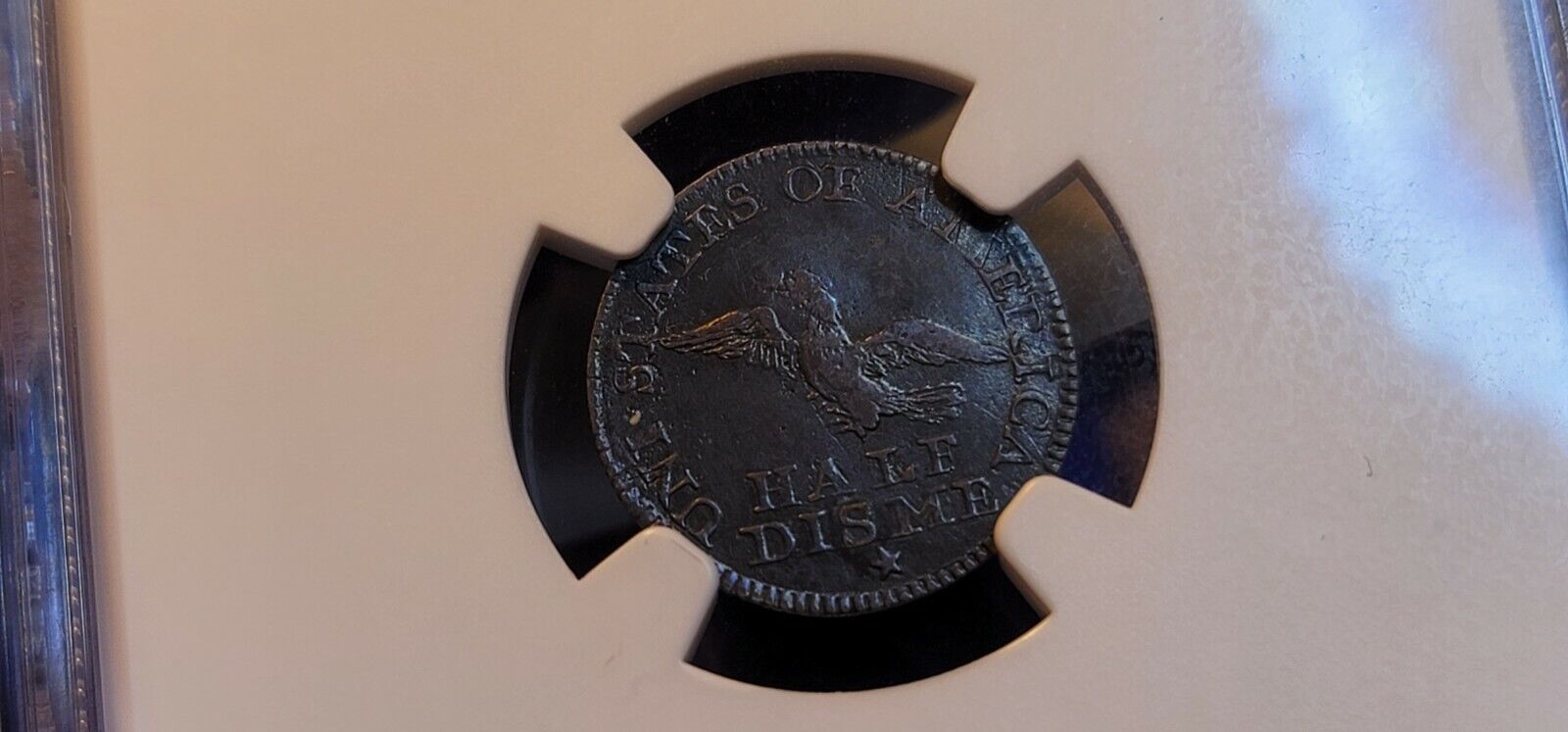 1792 Half Disme H10c Remarkable Saga Collectible