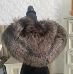 Saga Fox Fur Capelette Shawl Wrap
